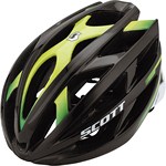 каска SCOTT WIT-R чёр/зел S